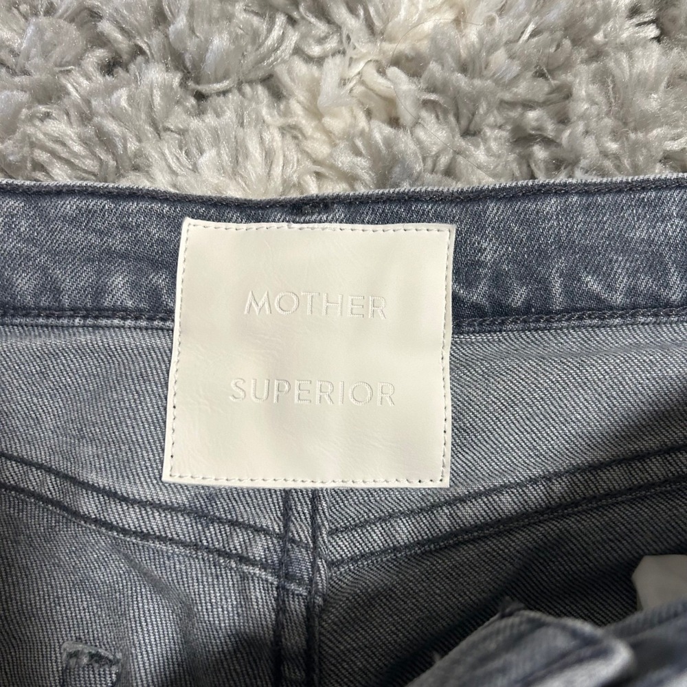 MOTHER Superior The Bookie Ankle Jeans in Let's Ride Gray sz 30 - Picture 4 of 6